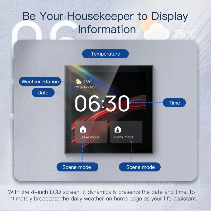 Tuya Smart - Smart Control Panel With Built-in Alexa