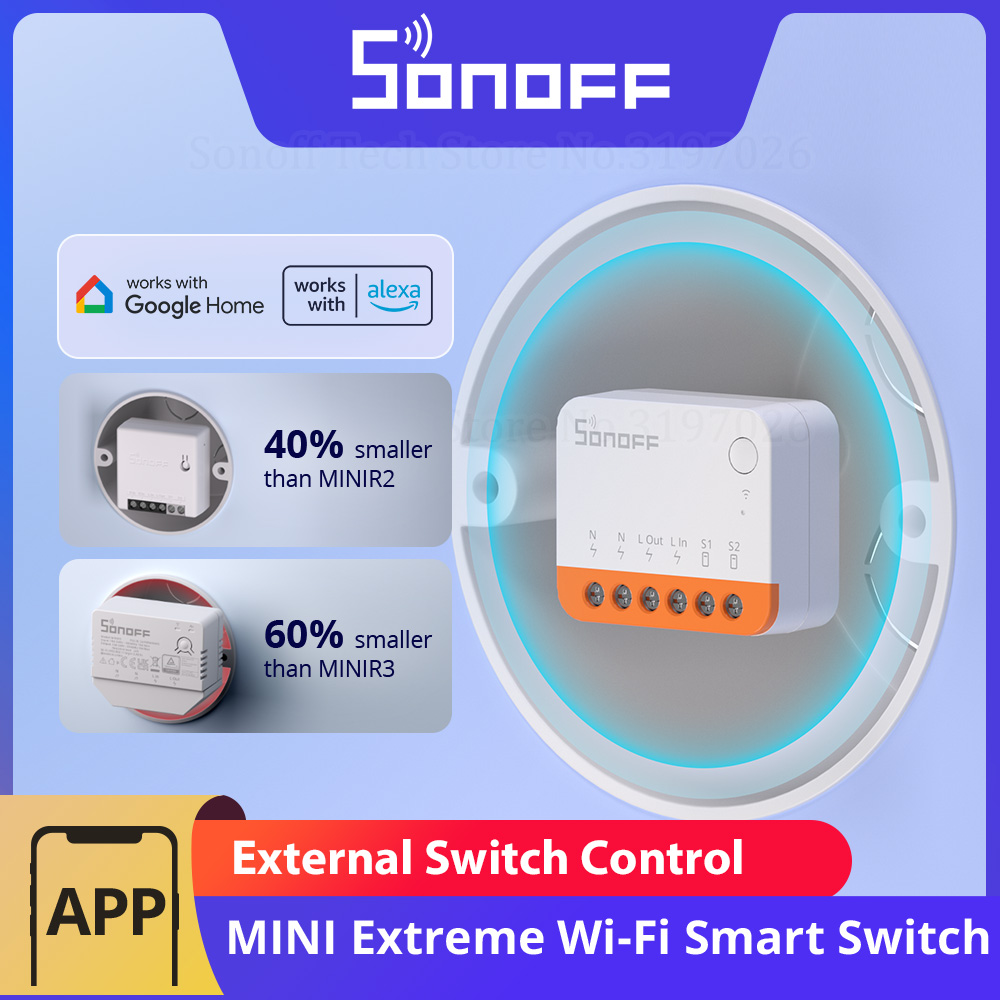 Sonoff Basic - SONOFF MINIR4, công tắc thông minh