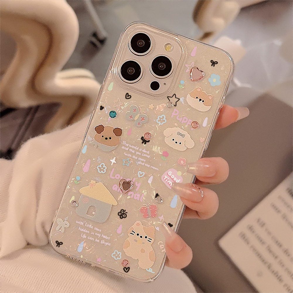 Cute Cartoon Puppy Shell Patte - đánh giá và giá Shelly