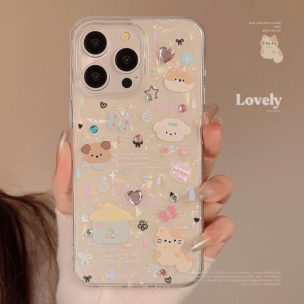 Cute Cartoon Puppy Shell Patte - đánh giá và giá Shelly