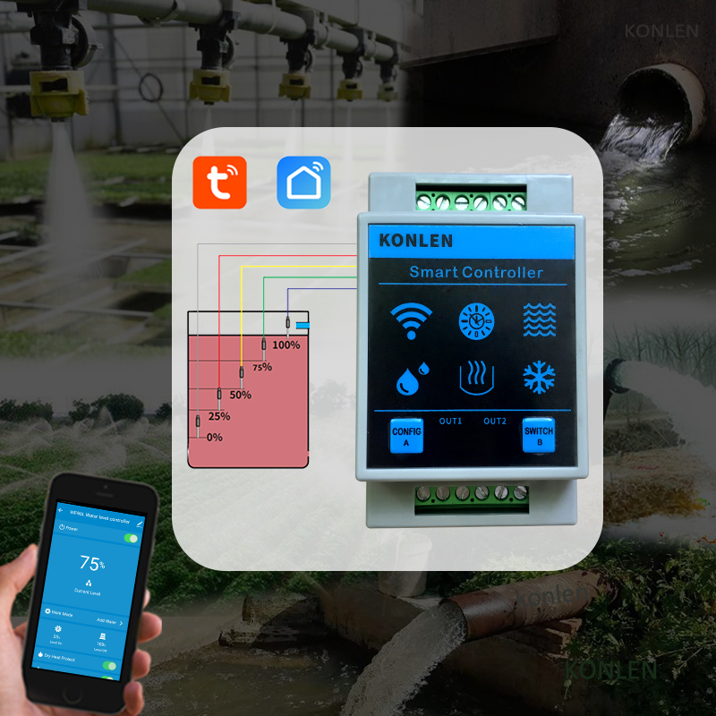 KONLEN Tuya Water Level Sensor - đánh giá và giá Home Assistant Tuya