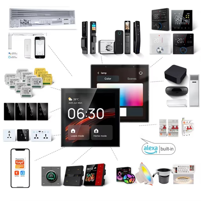 Smart Control Panel With Built - đánh giá và giá Tuya Smart