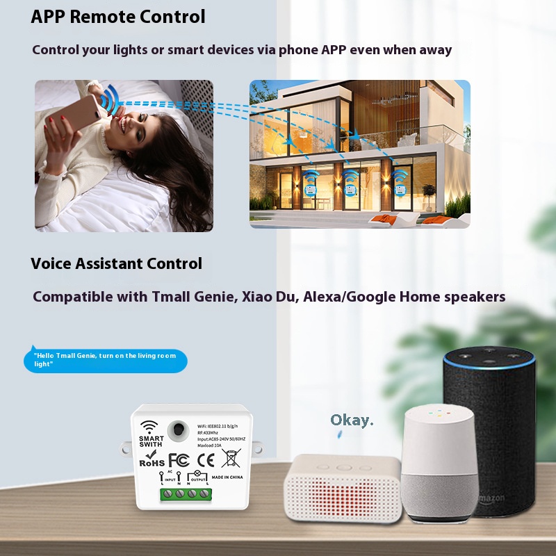 The Tuya Smart Switch-Off Devi - đánh giá và giá Smart Relay Tuya