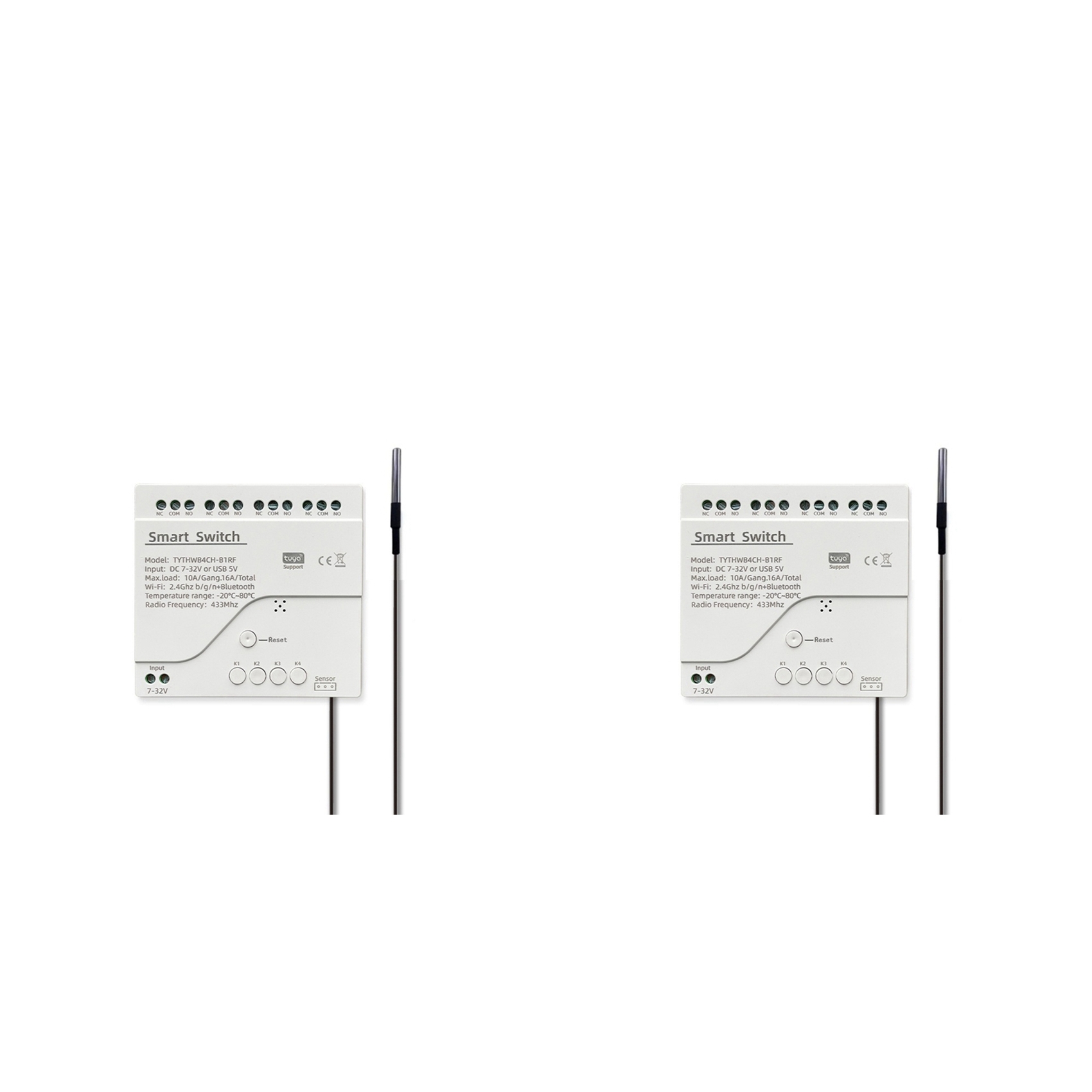 B44C 2X Tuya Wifi DC 7-32V 4 C - đánh giá và giá Tuya 4 Channel
