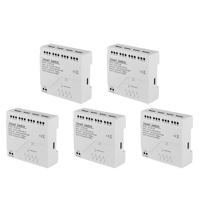 5X 4 Channels Tuya Zigbee Smar - đánh giá và giá Smart Relay Tuya
