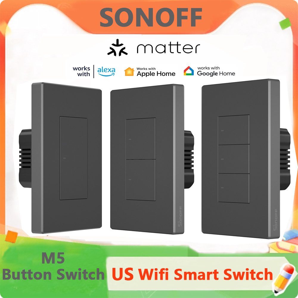 Sonoff M5 120 1C 2C 3C, công t - đánh giá và giá Sonoff Basic