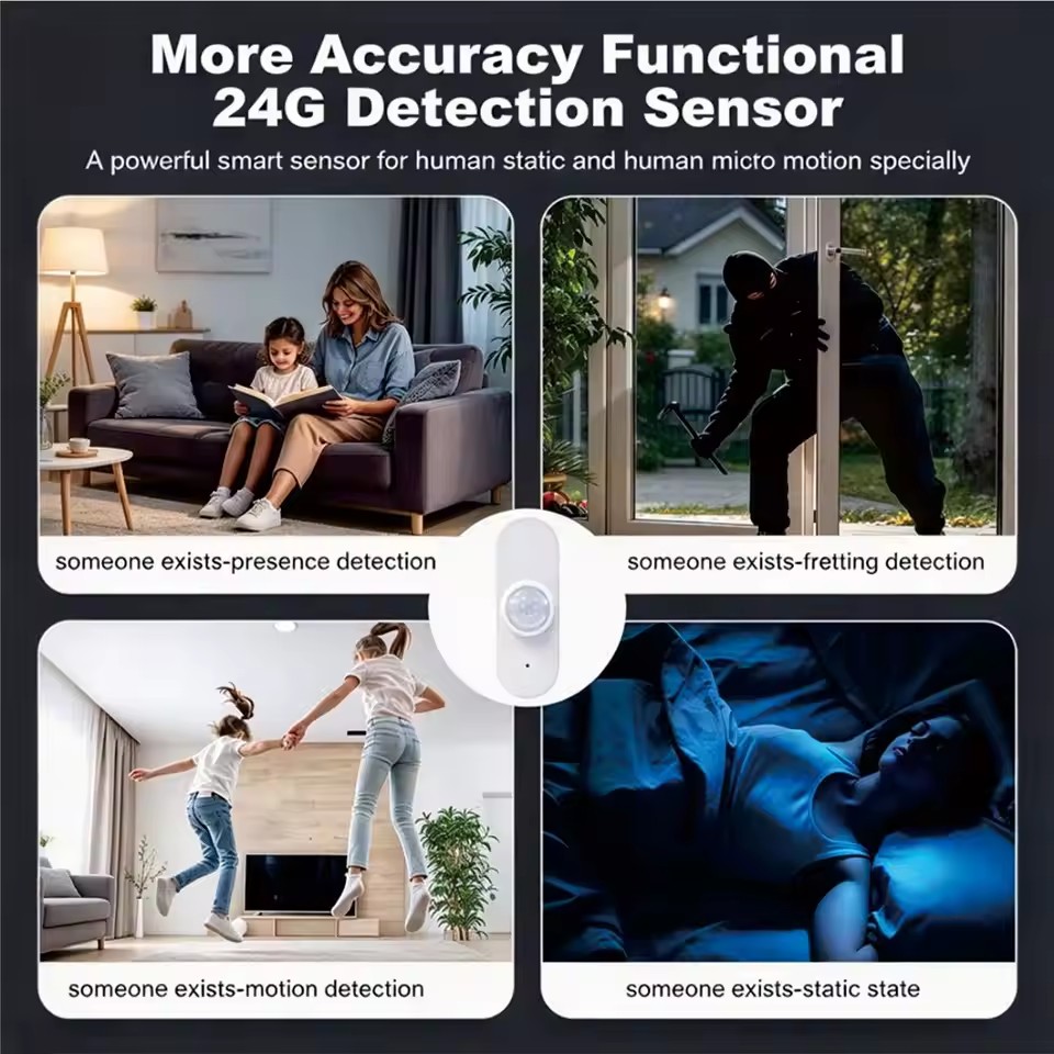 Zigbee 24G MmWave Radar Human  - đánh giá và giá Tasmota