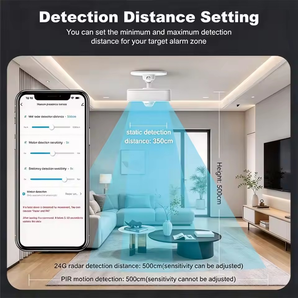 Zigbee 24G MmWave Radar Human  - đánh giá và giá Tasmota