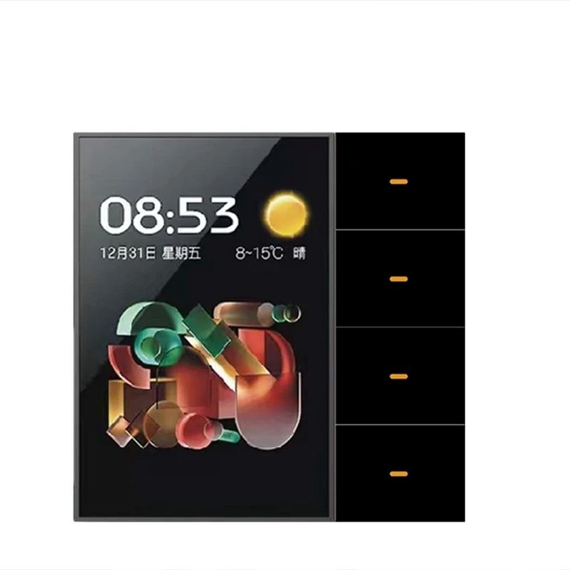 AED6-Tuya Zigbee 3.5 Inch Smar - đánh giá và giá Tuya 4 Channel