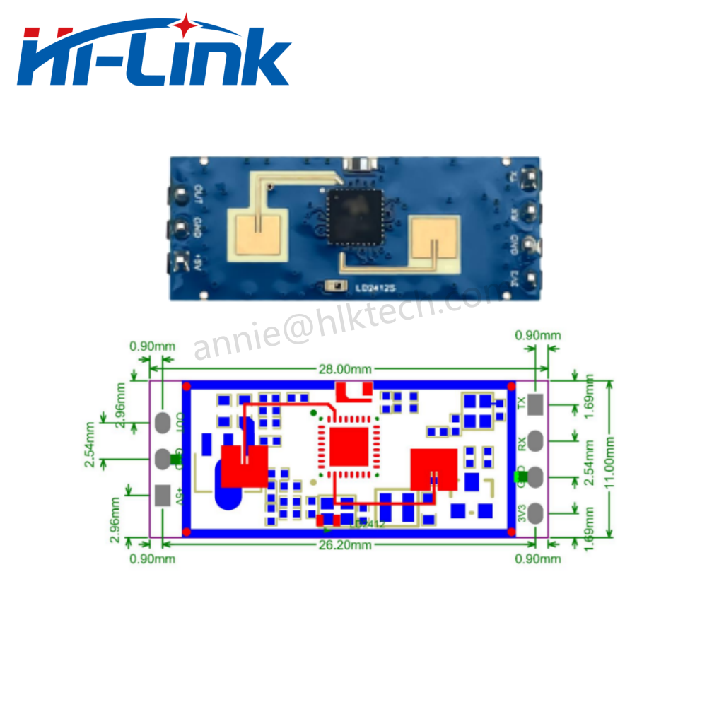 Hilink New HLK-LD2412 24GHz Hu - đánh giá và giá Tasmota